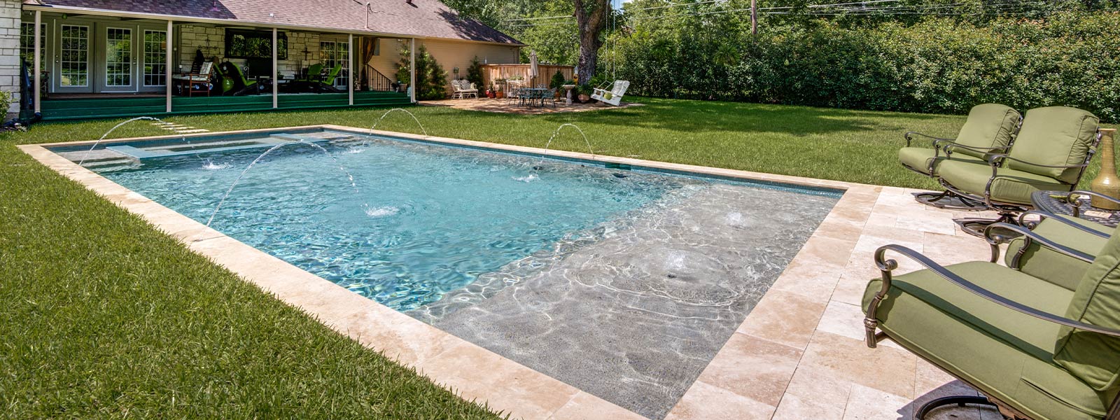 Resort-style pool in Hurst